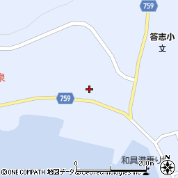 三重県鳥羽市答志町1104周辺の地図