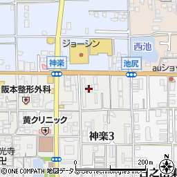 ドコモショップ大和高田店周辺の地図