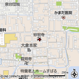 奈良県香芝市鎌田633周辺の地図