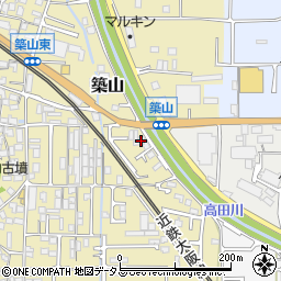 奈良県大和高田市築山156-5周辺の地図