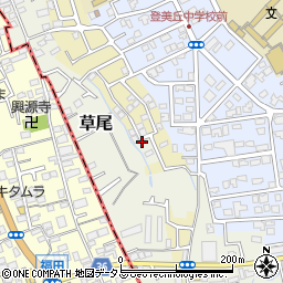 大阪府堺市東区草尾296-16周辺の地図