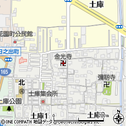 金光寺周辺の地図
