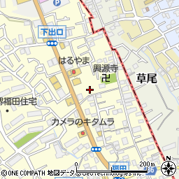 大阪府堺市中区福田597周辺の地図