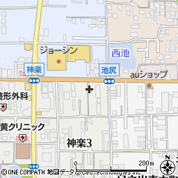 エース電研関西支社奈良営業所周辺の地図