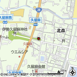 兵庫県淡路市久留麻北森2033周辺の地図