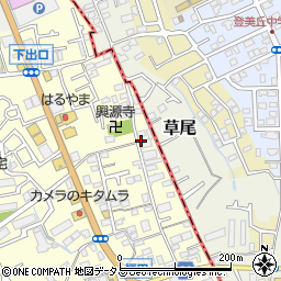大阪府堺市中区福田4周辺の地図