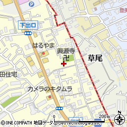 大阪府堺市中区福田596周辺の地図
