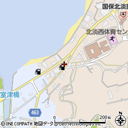 兵庫県淡路市育波591-2周辺の地図