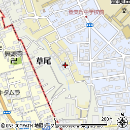 大阪府堺市東区草尾296-8周辺の地図
