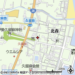 兵庫県淡路市久留麻北森2185周辺の地図