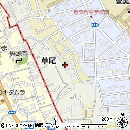 大阪府堺市東区草尾296-14周辺の地図