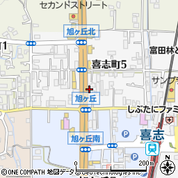 大阪府富田林市喜志町5丁目4周辺の地図