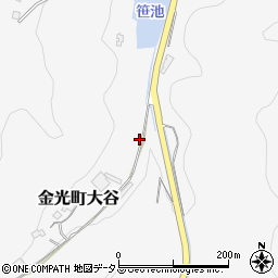 岡山県浅口市金光町大谷1002周辺の地図