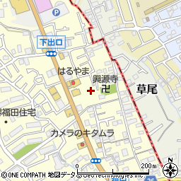 大阪府堺市中区福田846周辺の地図
