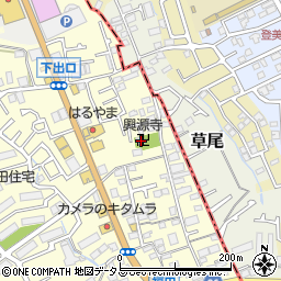 大阪府堺市中区福田849周辺の地図