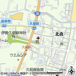 兵庫県淡路市久留麻北森2051-1周辺の地図