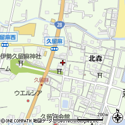 兵庫県淡路市久留麻北森2051-2周辺の地図