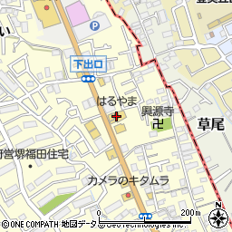 大阪府堺市中区福田845周辺の地図