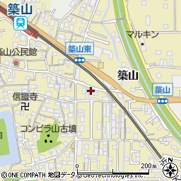 奈良県大和高田市築山132周辺の地図