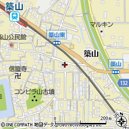 奈良県大和高田市築山132周辺の地図