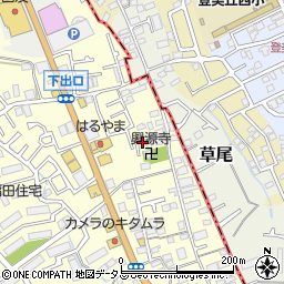 大阪府堺市中区福田848周辺の地図