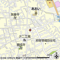 大阪府堺市中区福田895周辺の地図