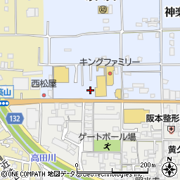 奈良県大和高田市神楽66周辺の地図