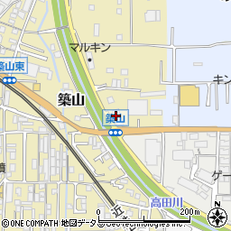 グエルバイシクルストア　大和高田店周辺の地図