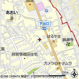 大阪府堺市中区福田872周辺の地図