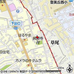 大阪府堺市中区福田847周辺の地図