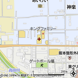 奈良トヨタ　モビリティガーデンＲＴ高田周辺の地図