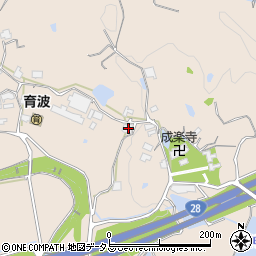 兵庫県淡路市育波1304-1周辺の地図