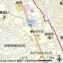 大阪府堺市中区福田868周辺の地図
