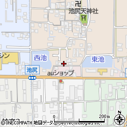 奈良県大和高田市池尻259周辺の地図