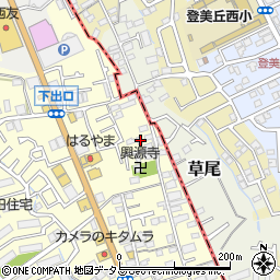 大阪府堺市中区福田852周辺の地図