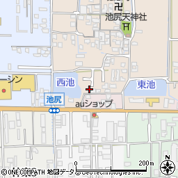 奈良県大和高田市池尻245周辺の地図