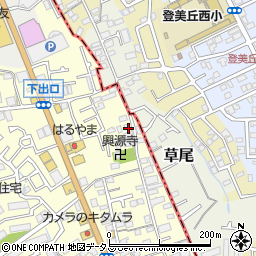 大阪府堺市中区福田851周辺の地図