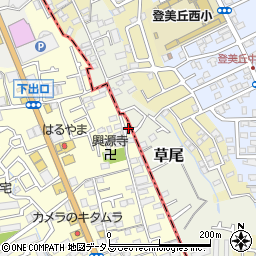 大阪府堺市中区福田1周辺の地図