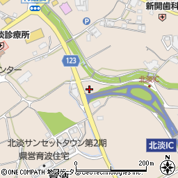 兵庫県淡路市育波854周辺の地図