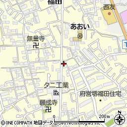 大阪府堺市中区福田896周辺の地図