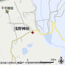兵庫県淡路市浅野神田4周辺の地図