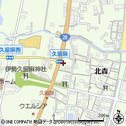 兵庫県淡路市久留麻北森2063周辺の地図