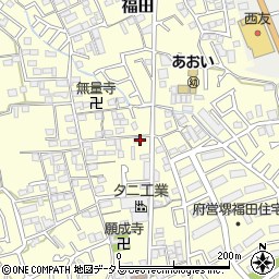 大阪府堺市中区福田897周辺の地図