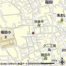 大阪府堺市中区福田987周辺の地図