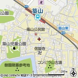 奈良県大和高田市築山662周辺の地図