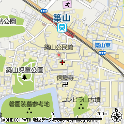 奈良県大和高田市築山661-4周辺の地図