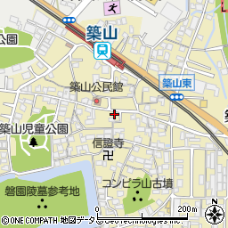 奈良県大和高田市築山662-3周辺の地図