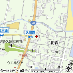 兵庫県淡路市久留麻北森2056周辺の地図