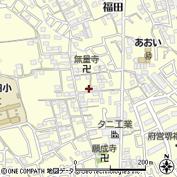 大阪府堺市中区福田1004周辺の地図
