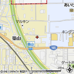 奈良県大和高田市築山22-22周辺の地図